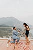 How to propose in Ravello - Private Terrace Flowers Candles Positano Proposal Planner Ravello Amalfi Coast