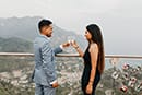 Ravello Wedding Proposal Private Terrace Hotel Bonadies Amalfi Coast Sea view Proposal