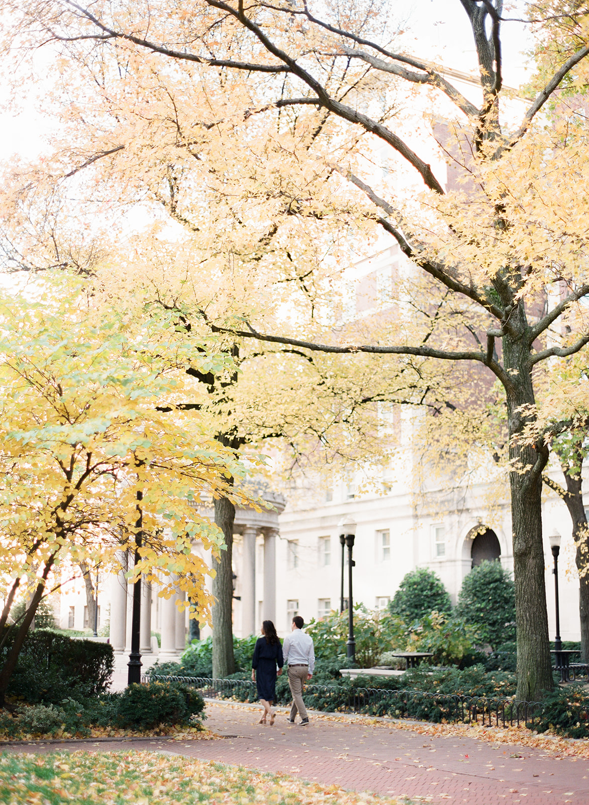 NYC Wedding Photographer Columbia University Engagement Session