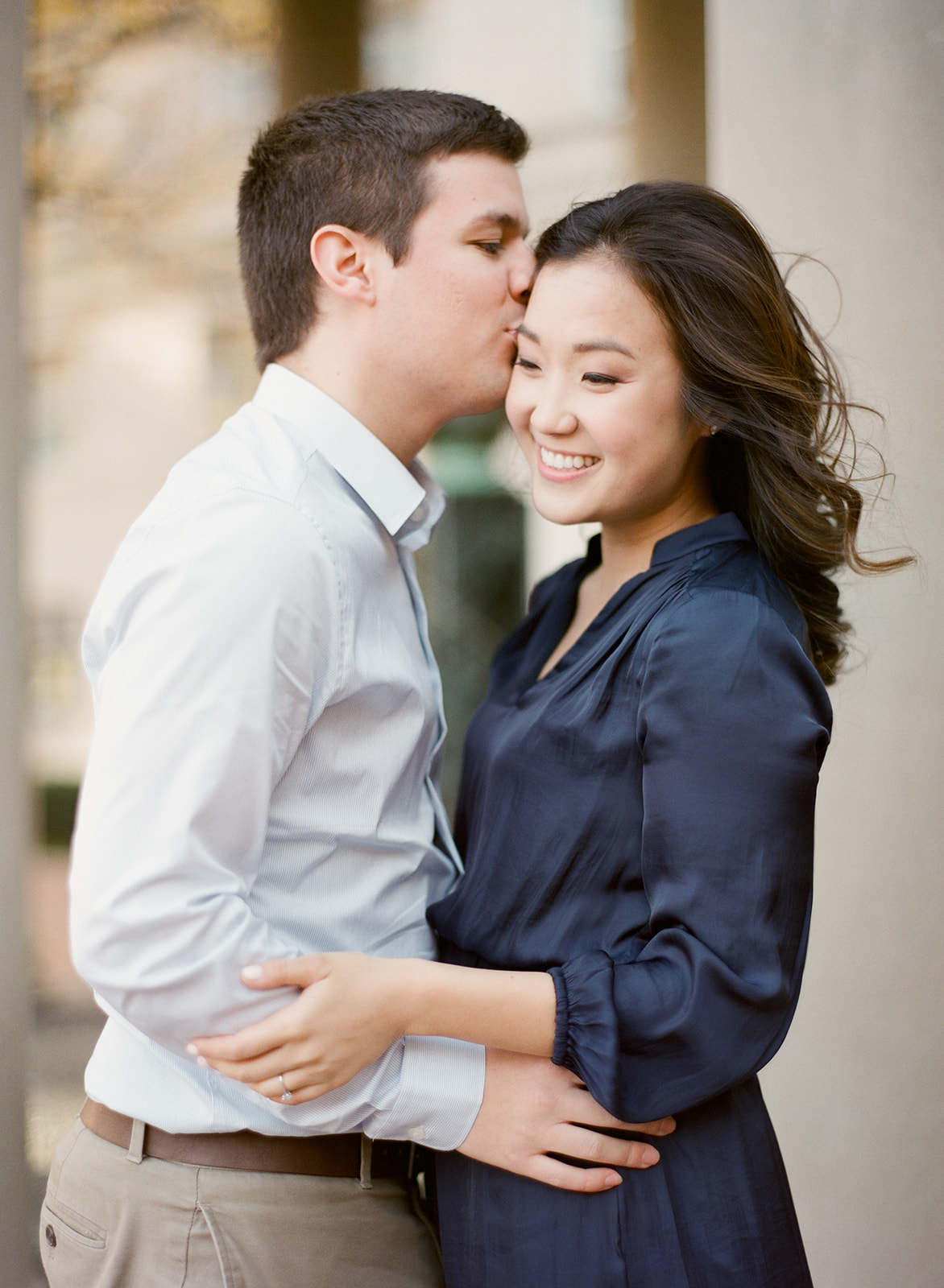 NYC Wedding Photographer Columbia University Engagement Session