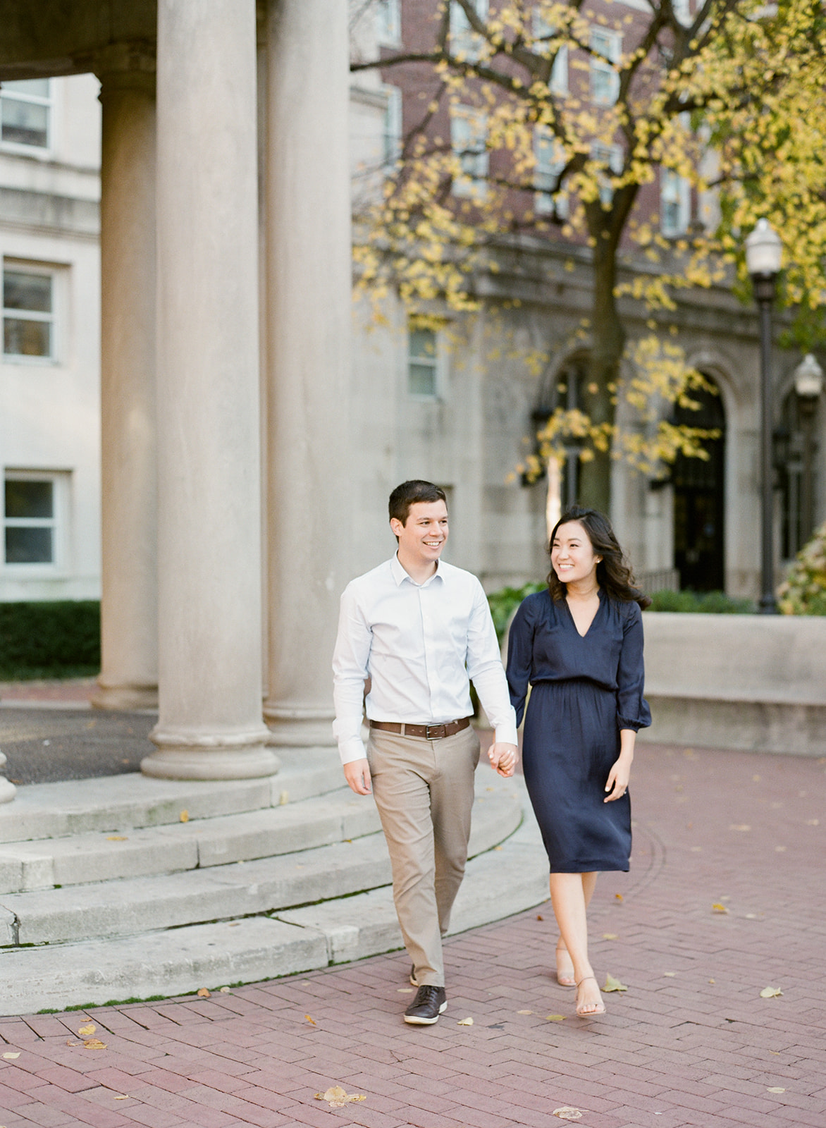 NYC Wedding Photographer Columbia University Engagement Session