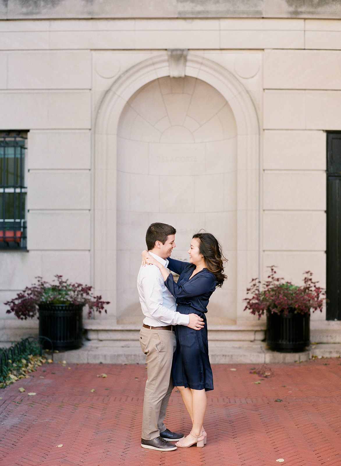 NYC Wedding Photographer Columbia University Engagement Session