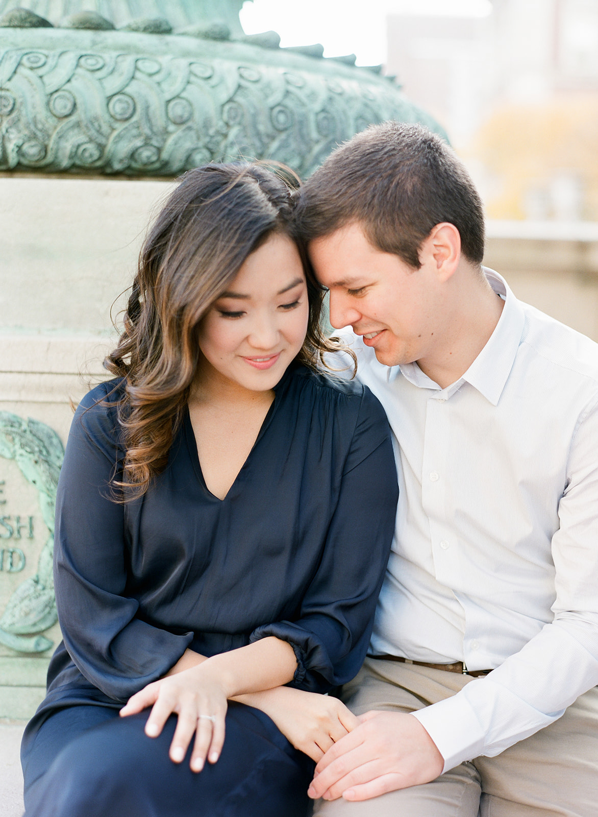 NYC Wedding Photographer Columbia University Engagement Session