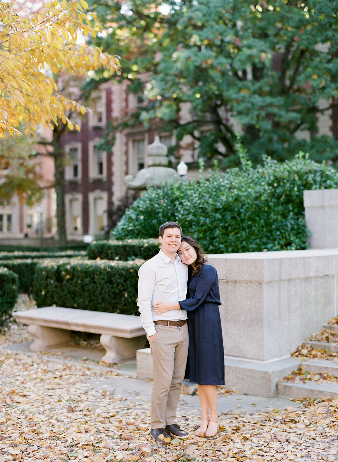 NYC Wedding Photographer Columbia University Engagement Session