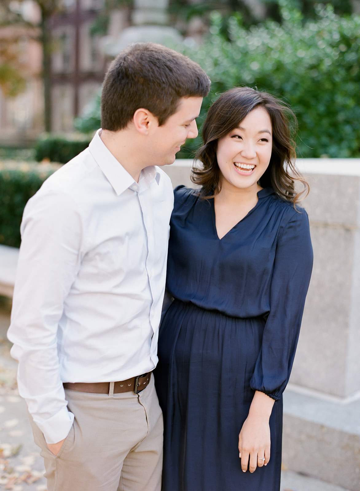 NYC Wedding Photographer Columbia University Engagement Session