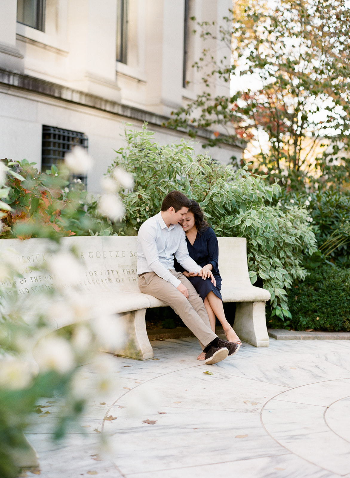 NYC Wedding Photographer Columbia University Engagement Session