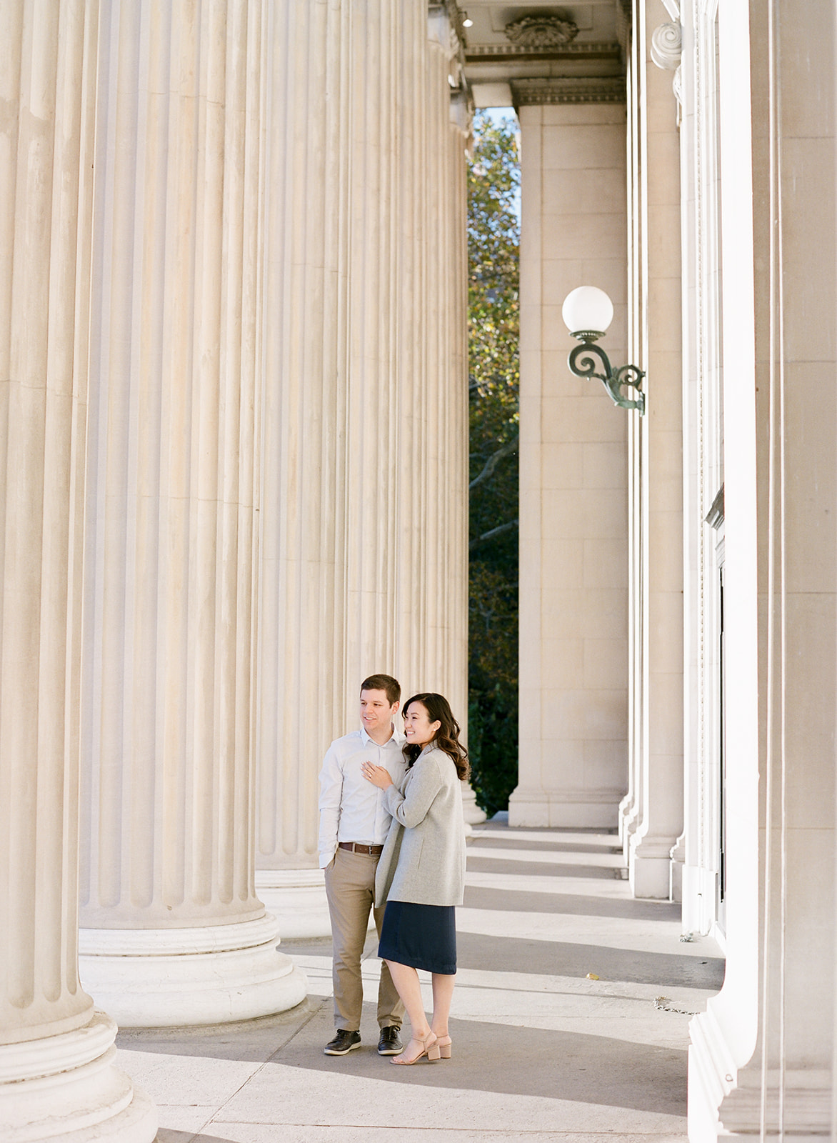 NYC Wedding Photographer Columbia University Engagement Session