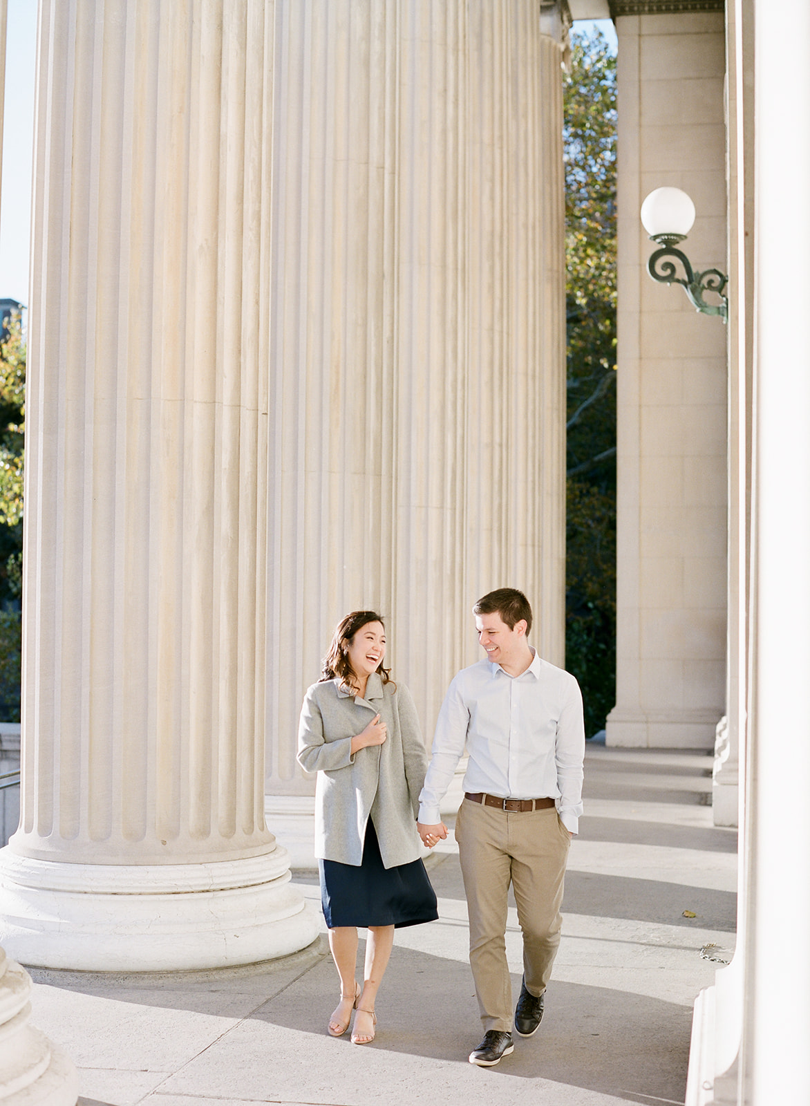 NYC Wedding Photographer Columbia University Engagement Session