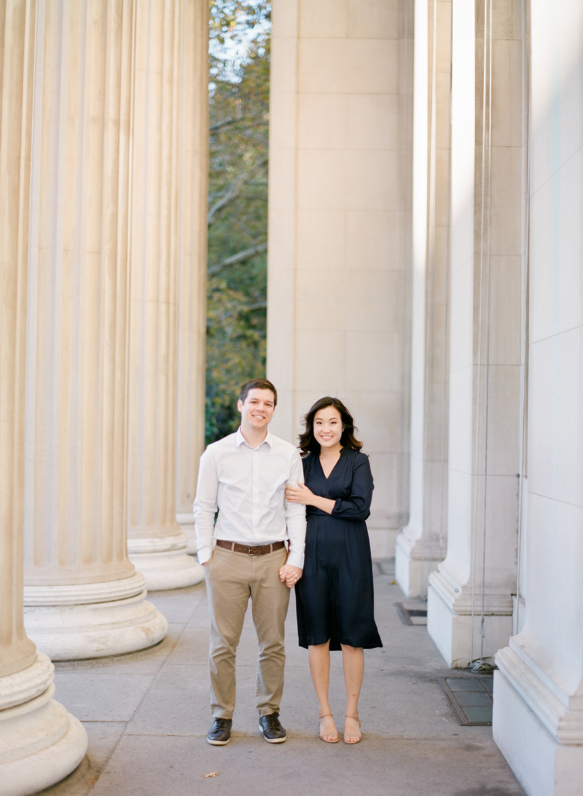 NYC Wedding Photographer Columbia University Engagement Session