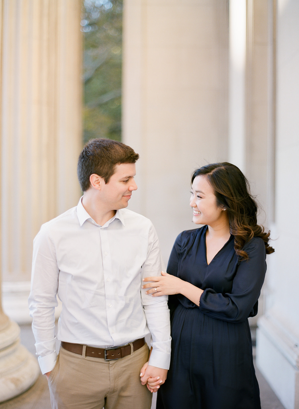 NYC Wedding Photographer Columbia University Engagement Session