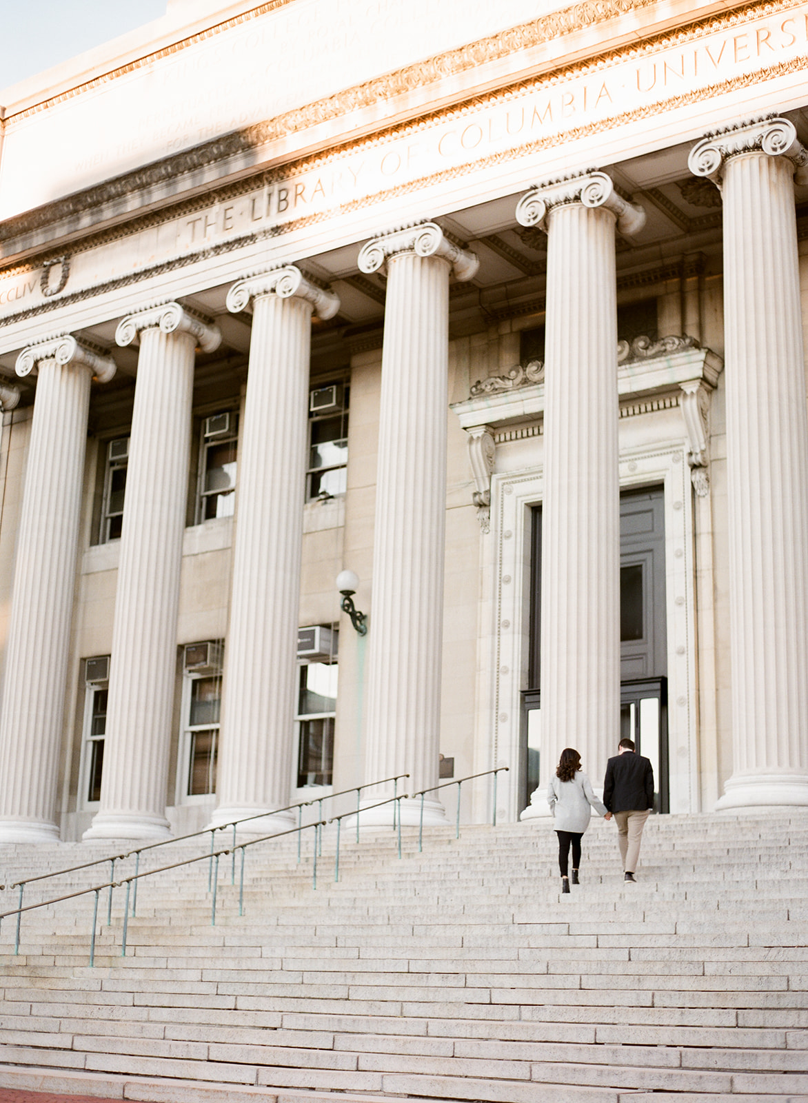 NYC Wedding Photographer Columbia University Engagement Session
