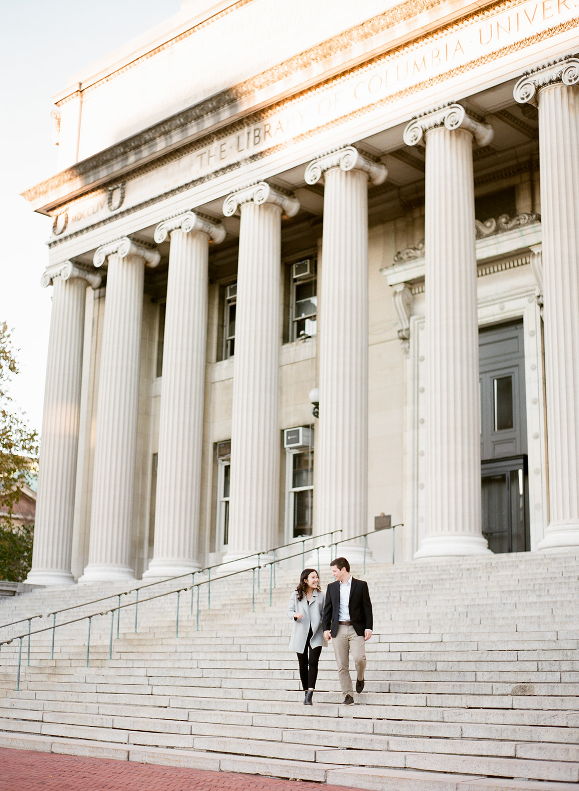 NYC Wedding Photographer Columbia University Engagement Session
