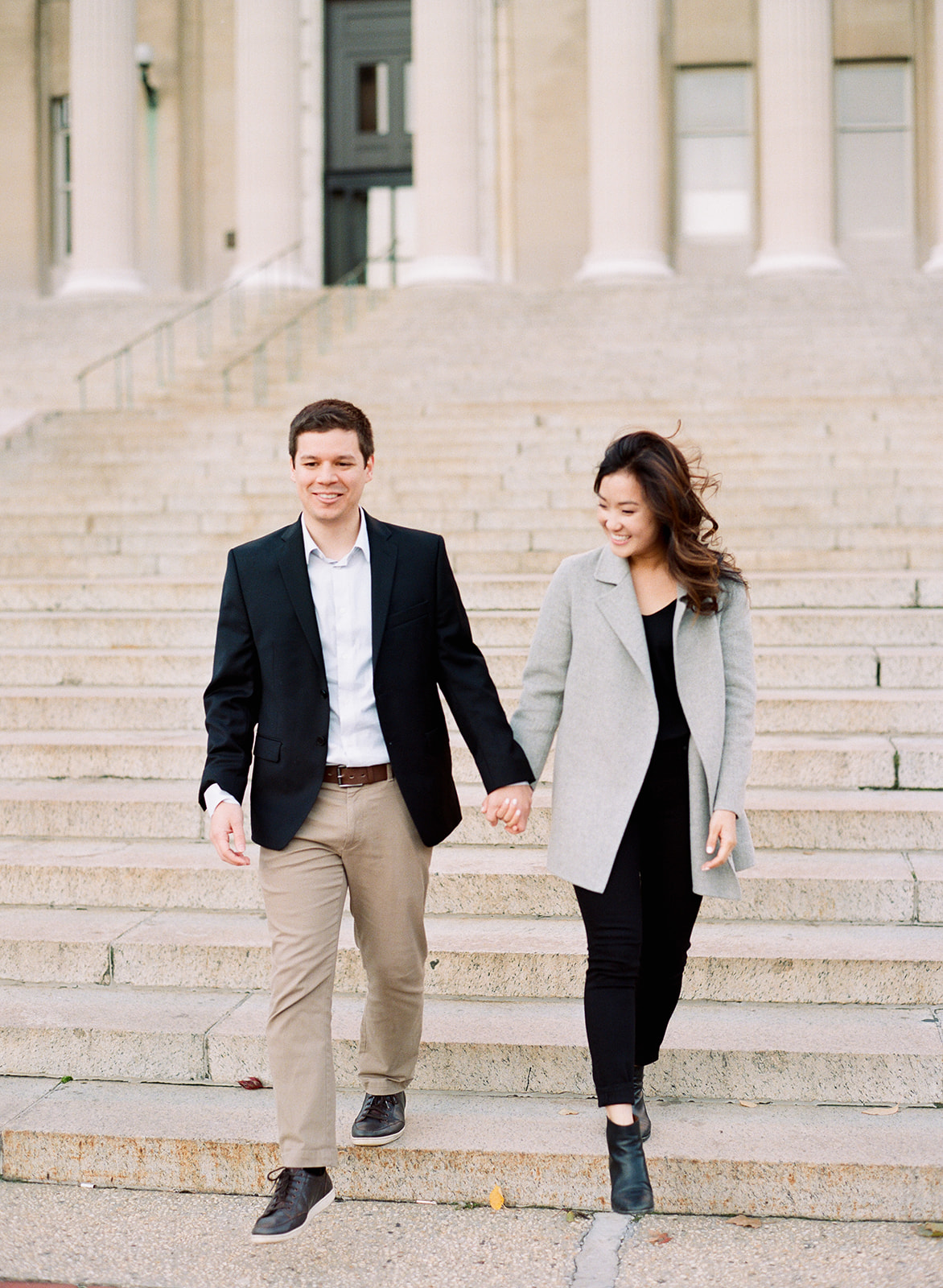 NYC Wedding Photographer Columbia University Engagement Session