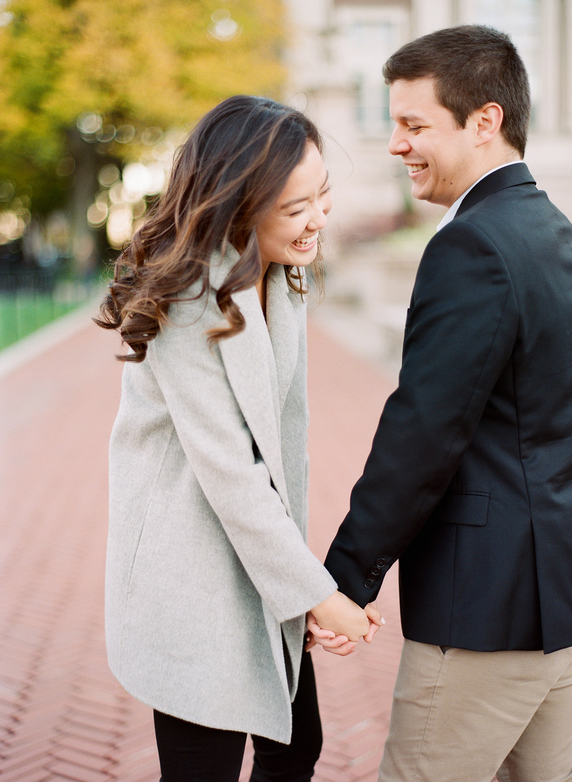 NYC Wedding Photographer Columbia University Engagement Session