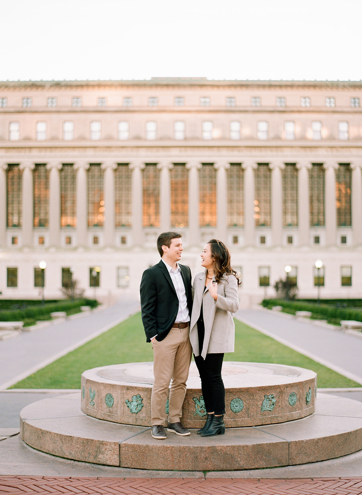 NYC Wedding Photographer Columbia University Engagement Session