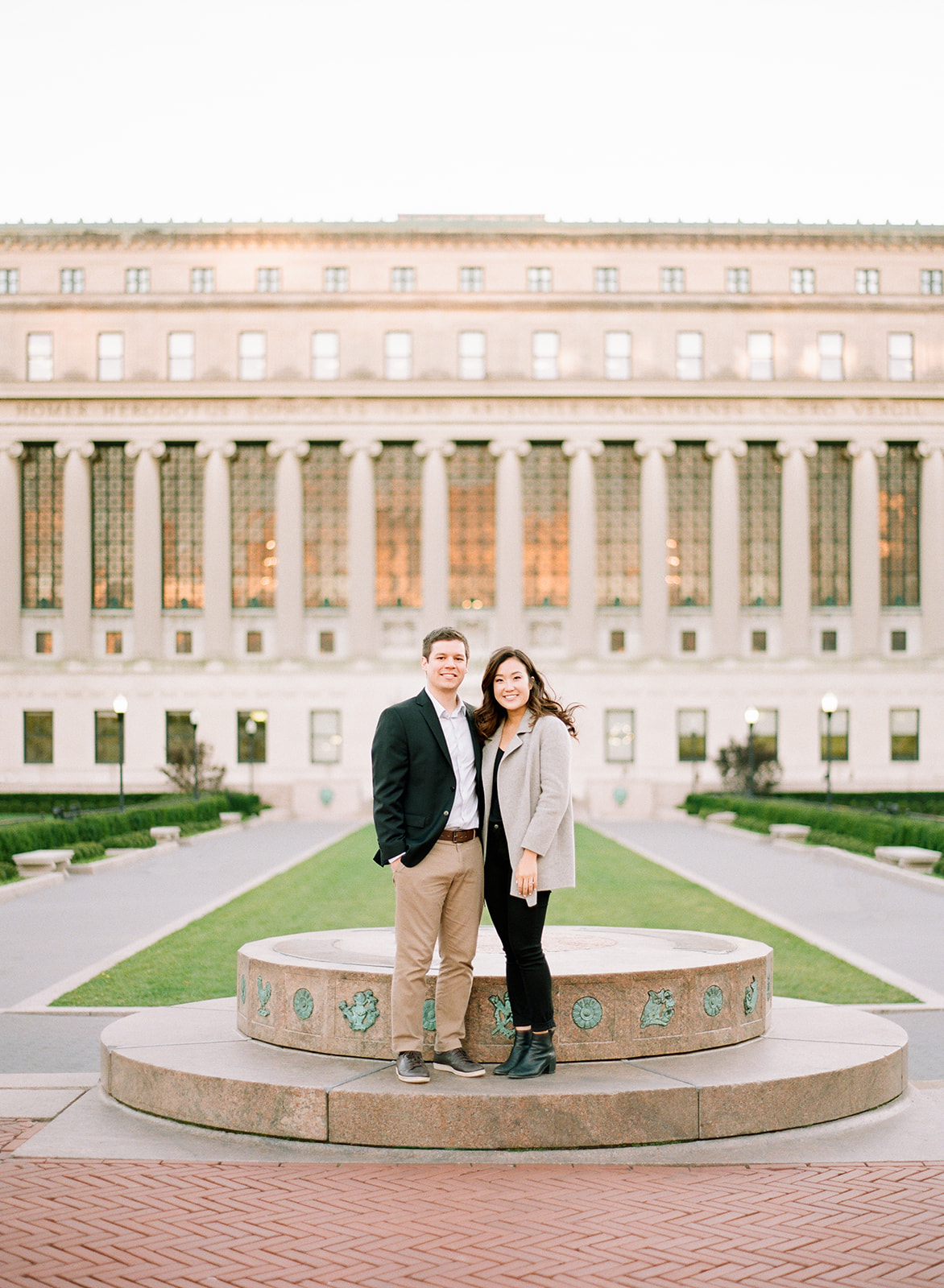 NYC Wedding Photographer Columbia University Engagement Session