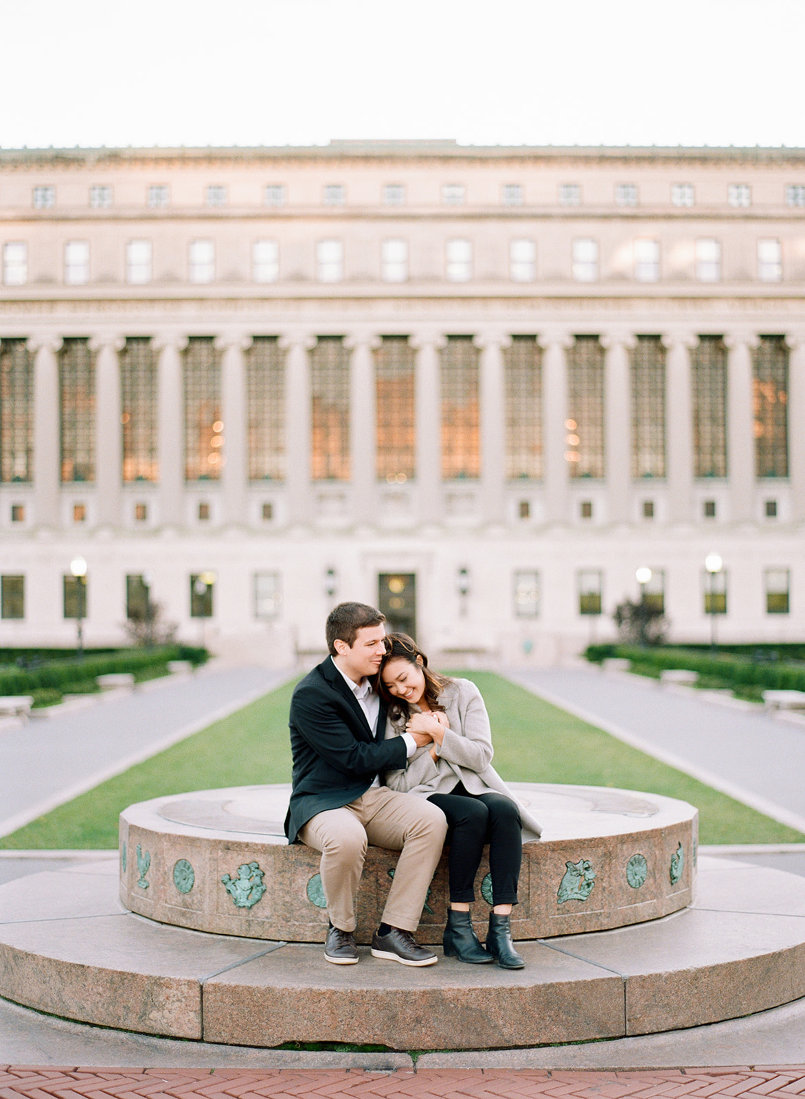 NYC Wedding Photographer Columbia University Engagement Session