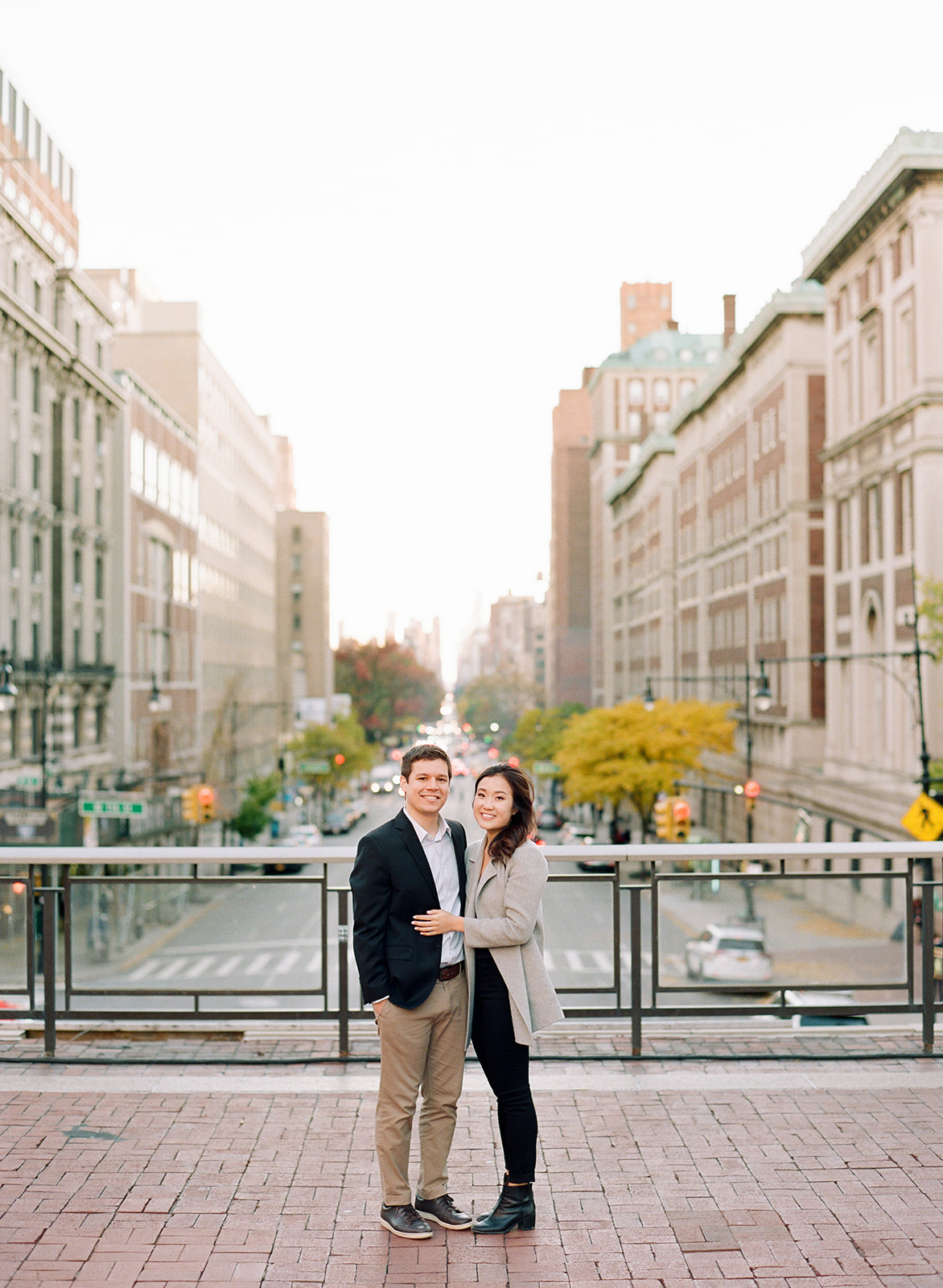 NYC Wedding Photographer Columbia University Engagement Session